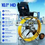 PIPECAMERA Core PRO 200M Κάμερα Επιθεώρησης Σωλήνα Σετ με 10,1'' οθόνη, DVR εγγραφη, 60 μέτρα καλώδιο, 1080p resolution, περιστρεφόμενη κάμερα 360° - Image 2